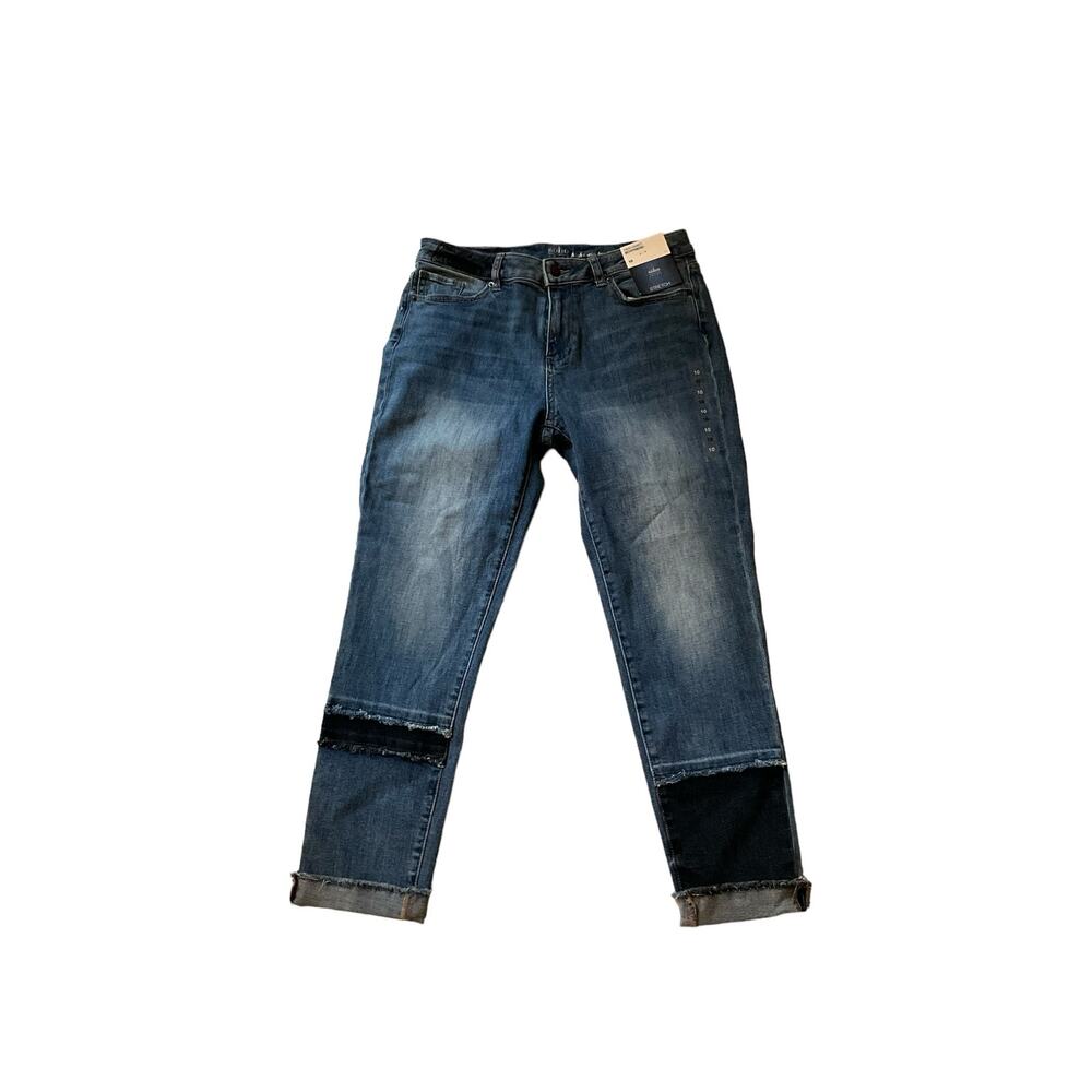 SOHO New York & Company Jeans High Waist Boyfriend strtch Jeans sz 10